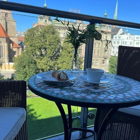 Apartment In Historical Center With Park View Plzen Luaran gambar
